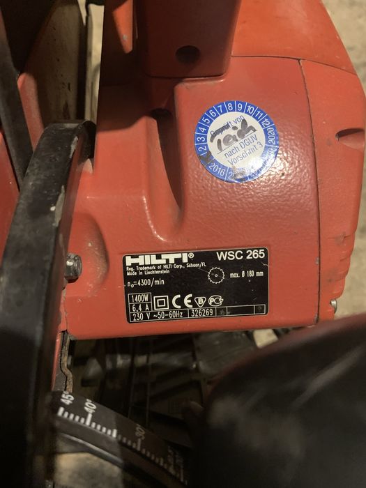 Торцувальна пила Hilti WSC 255
