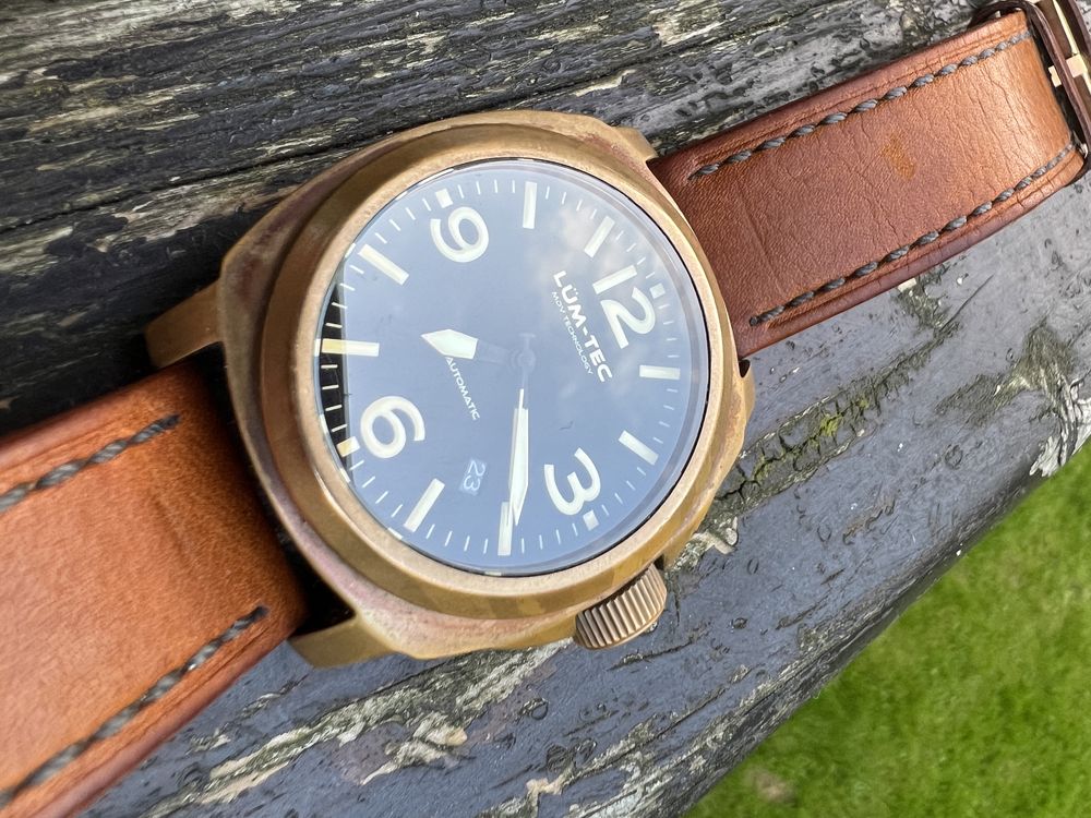 Zegarek Lüm-Tec 45mm Bronze