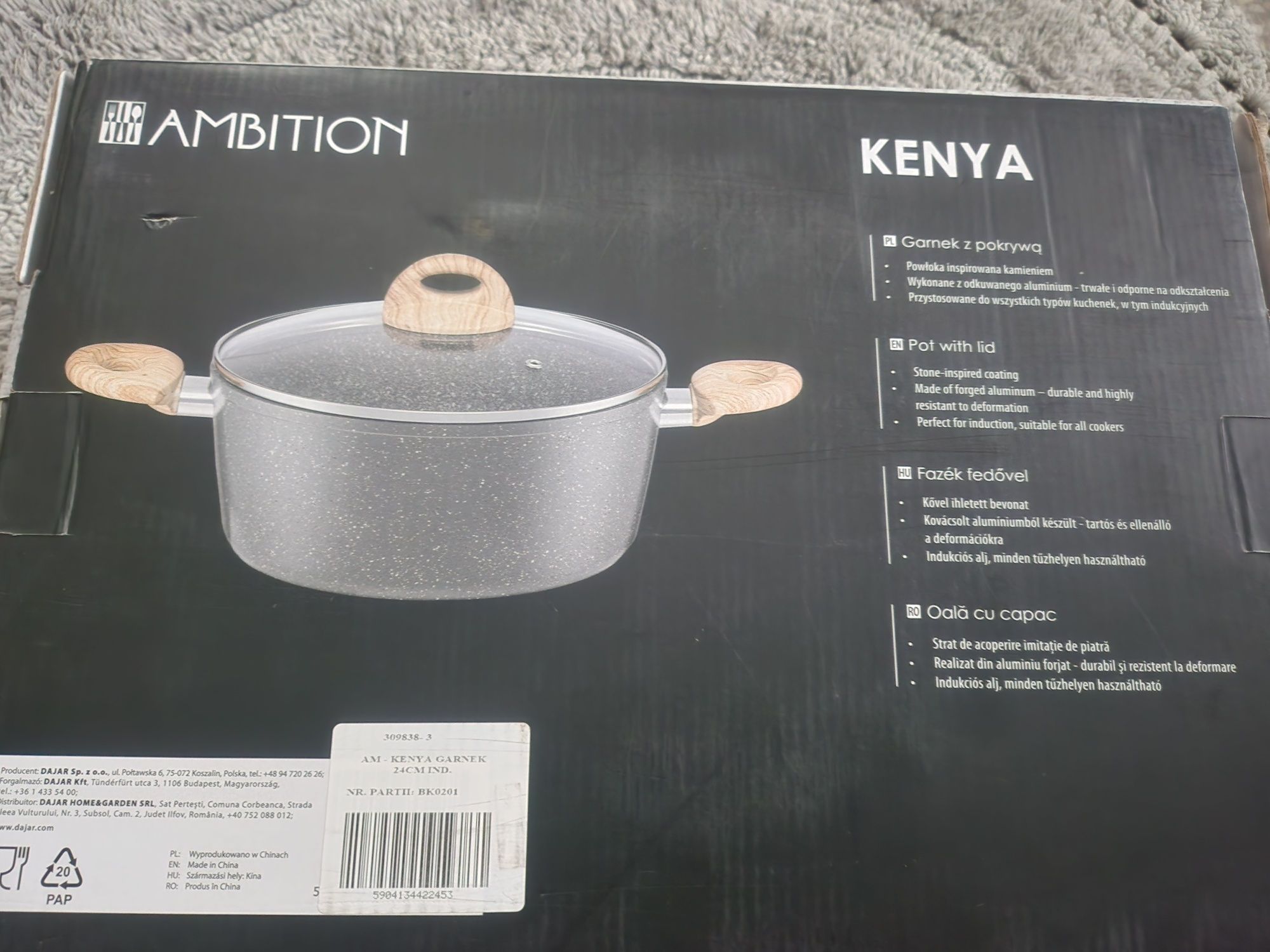Garnek z pokrywką Ambition 4,1 l