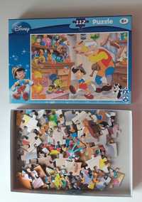 Puzzle Pinokio 112 elementów Disney