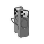 Etui AMAZINGTHING Cloudie na iPhone 17 Pro z podstawką - szare