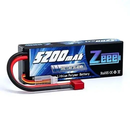 Комплект з 2 LiPo батарей 2s 5200mAh 7.4V для RC моделей