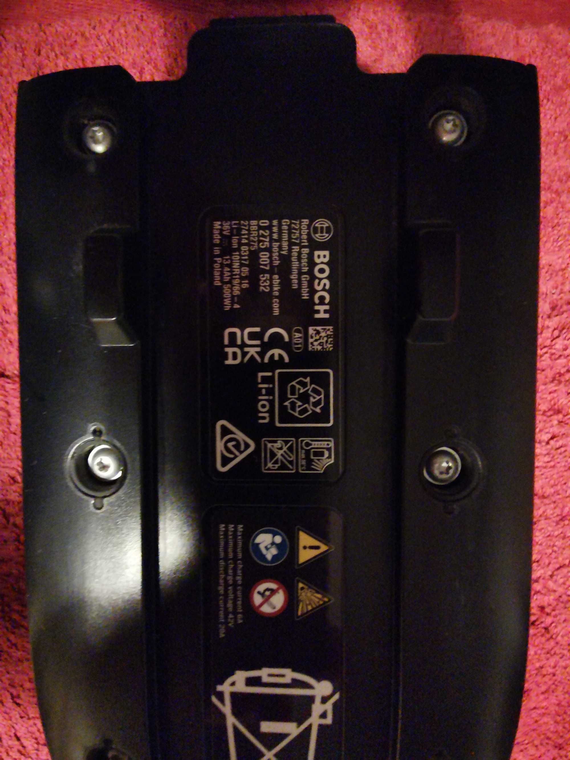 Akumulator Bateria BOSCH Powerpack 500 Wh na bagażnik