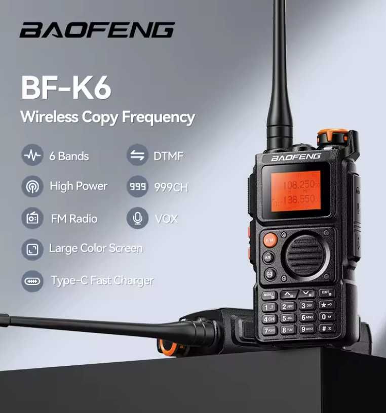 Рация Baofeng K6