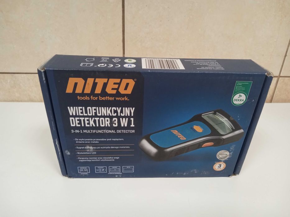 Wykrywacz drewna, metalu, przewodów Niteo tools
