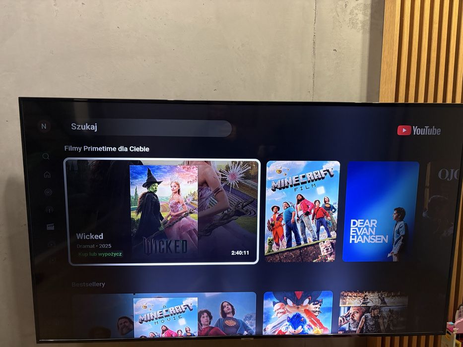 Telewizor Samsung UE65NU7092 uszkodzony