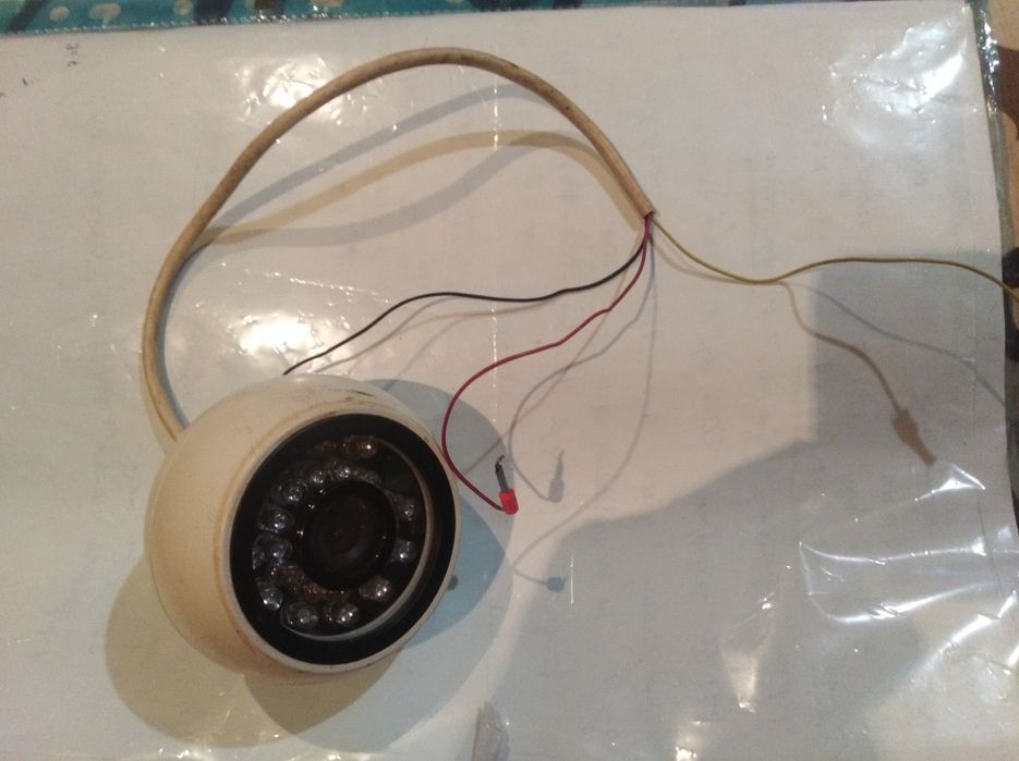 Камера наружная 1/3 800TVL цветной CCTV 24 светодиод день ночь