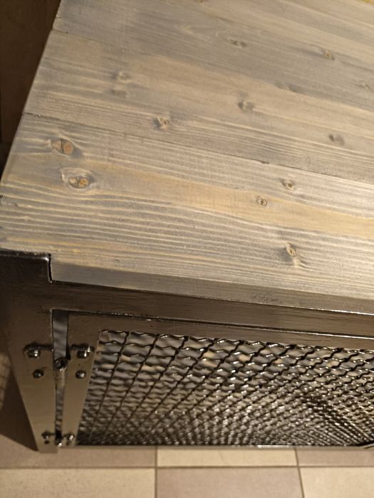 Szafka typu Vintage Stół Kwietnik Wieszak Półki  Palenisko