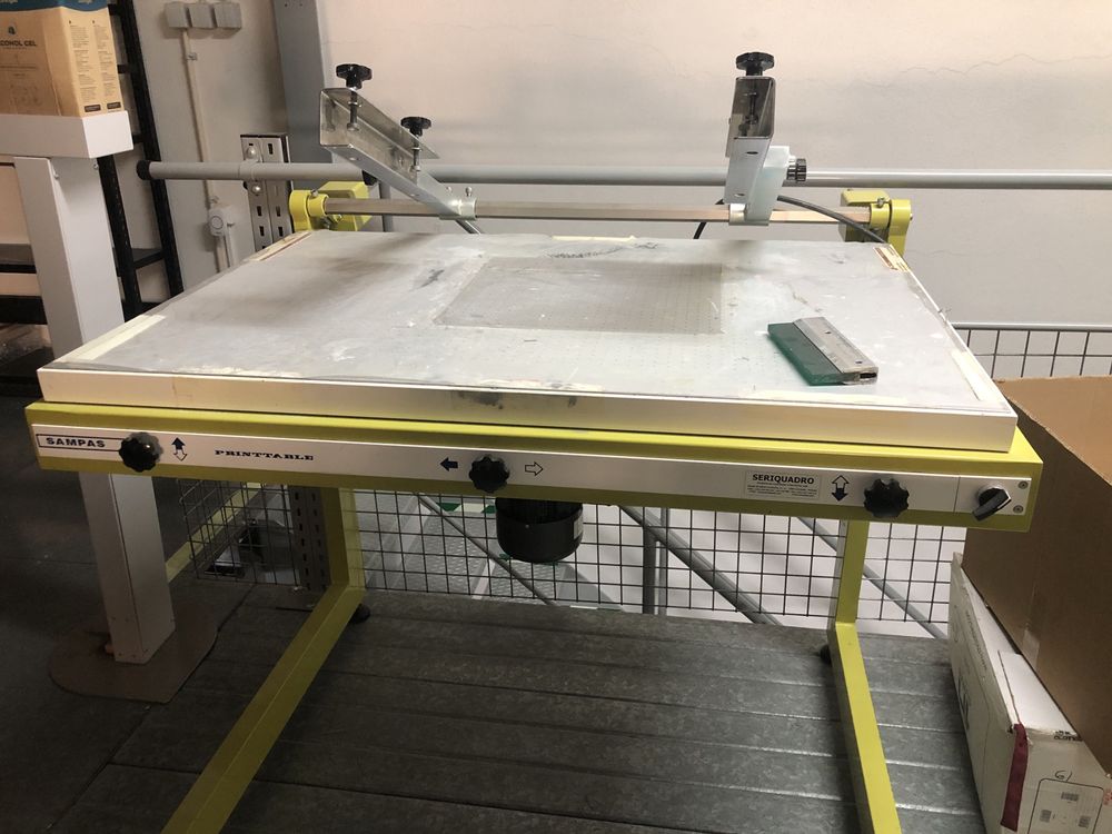 Mesa serigrafia manual
