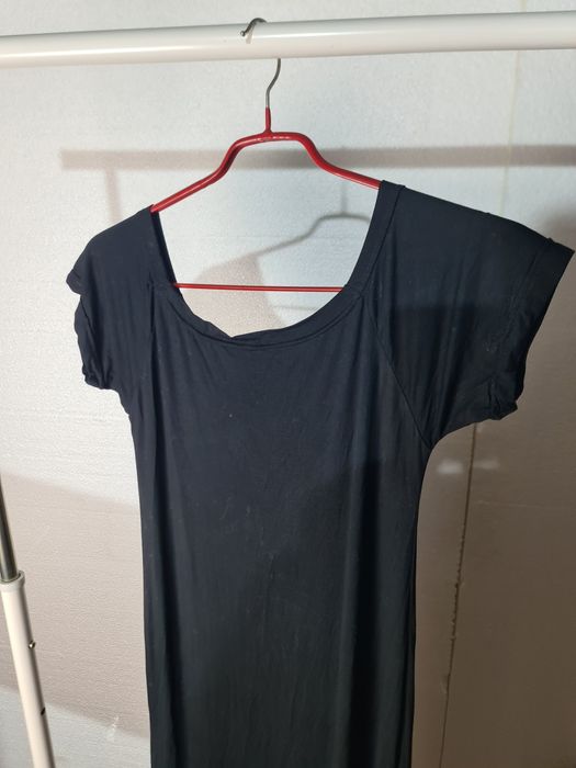 Vestido longo de senhora preto - novo