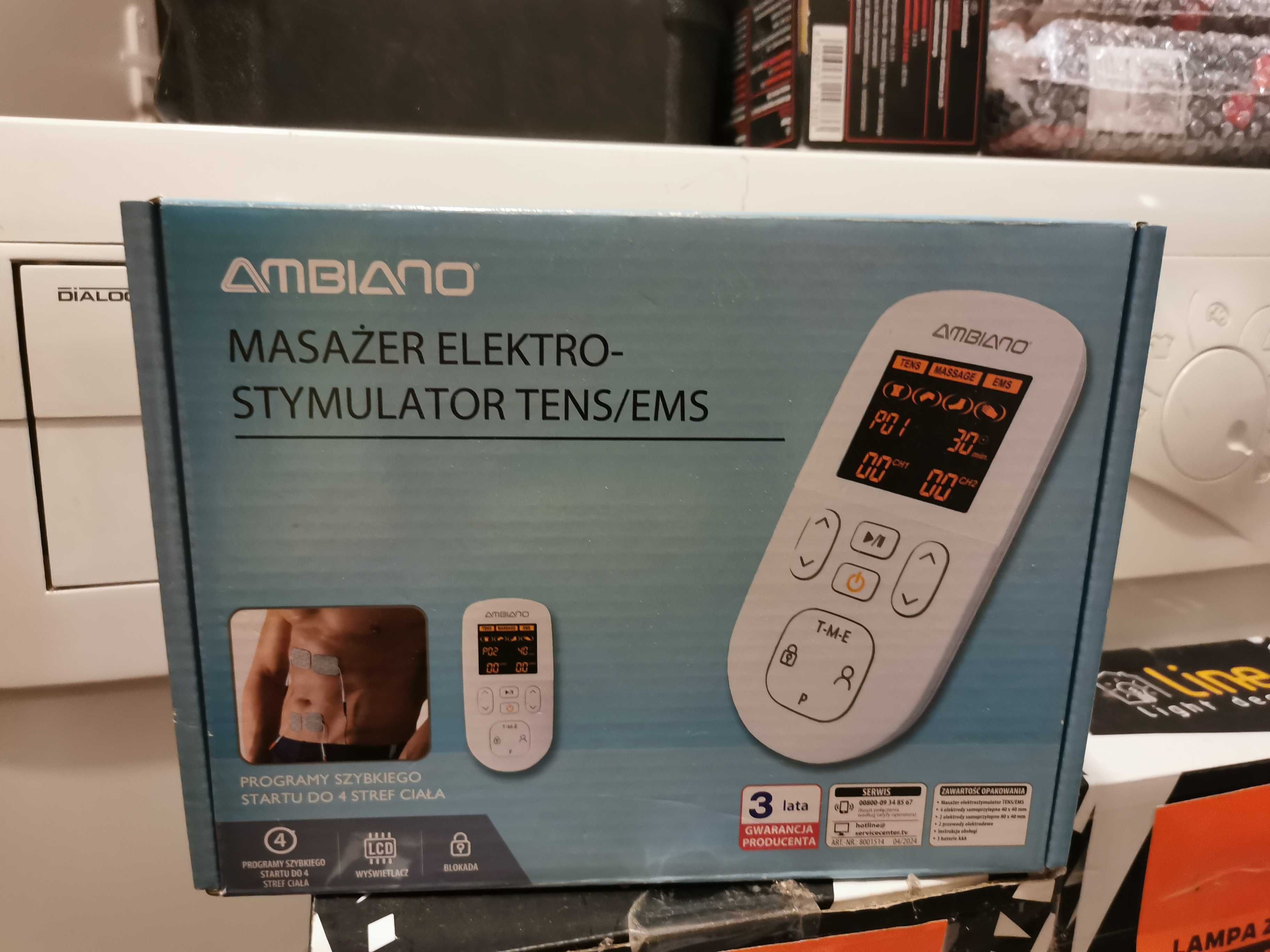 Masażer elektro stymulator TENS/EMS