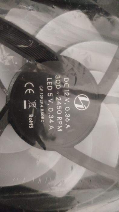 Wentylatory Lian Li od Galahad II LCD AIO, 3-pack Nowe