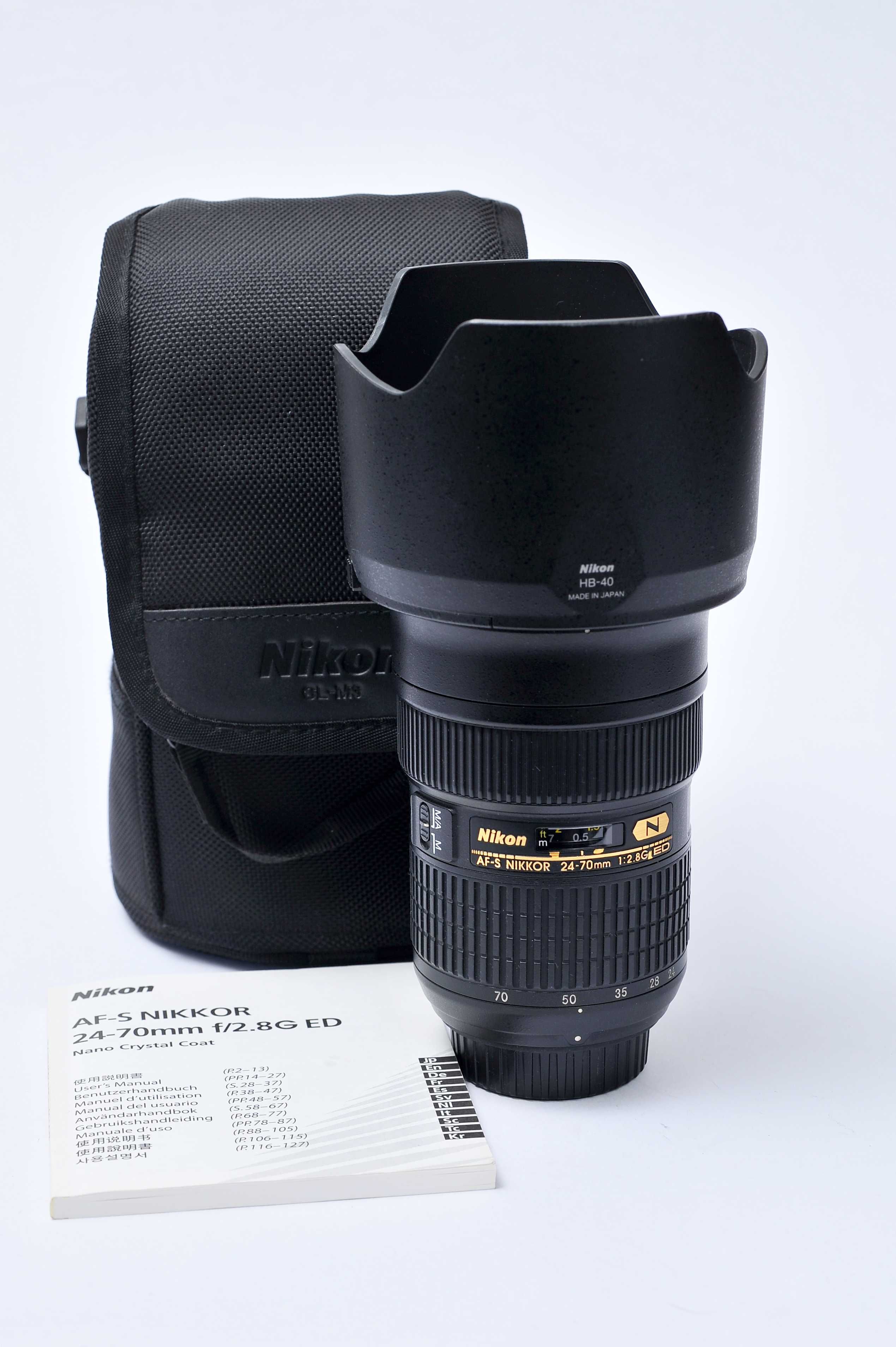 Nikon AFS 24-70mm f/2.8 G ED Excelente estado