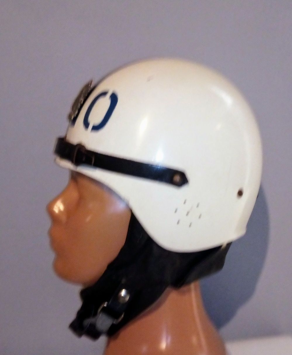 Kask orzeszek stary PRL MO kolekcjonerski/ oryginał/rozmiar 56 NR 53