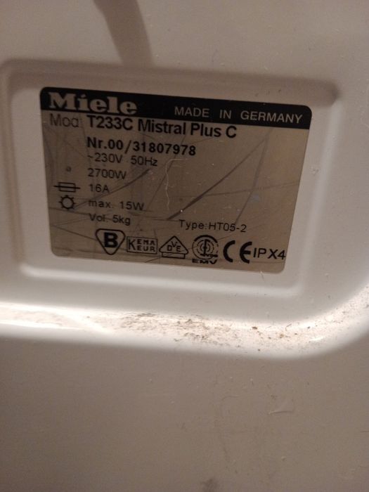 Suszarka do ubrań Miele T233c Mistral Plus C