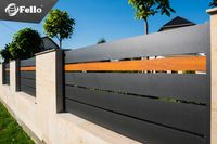 Przęsło ogrodzeniowe aluminiowe panel ogrodzenie płot palisada alu hit
