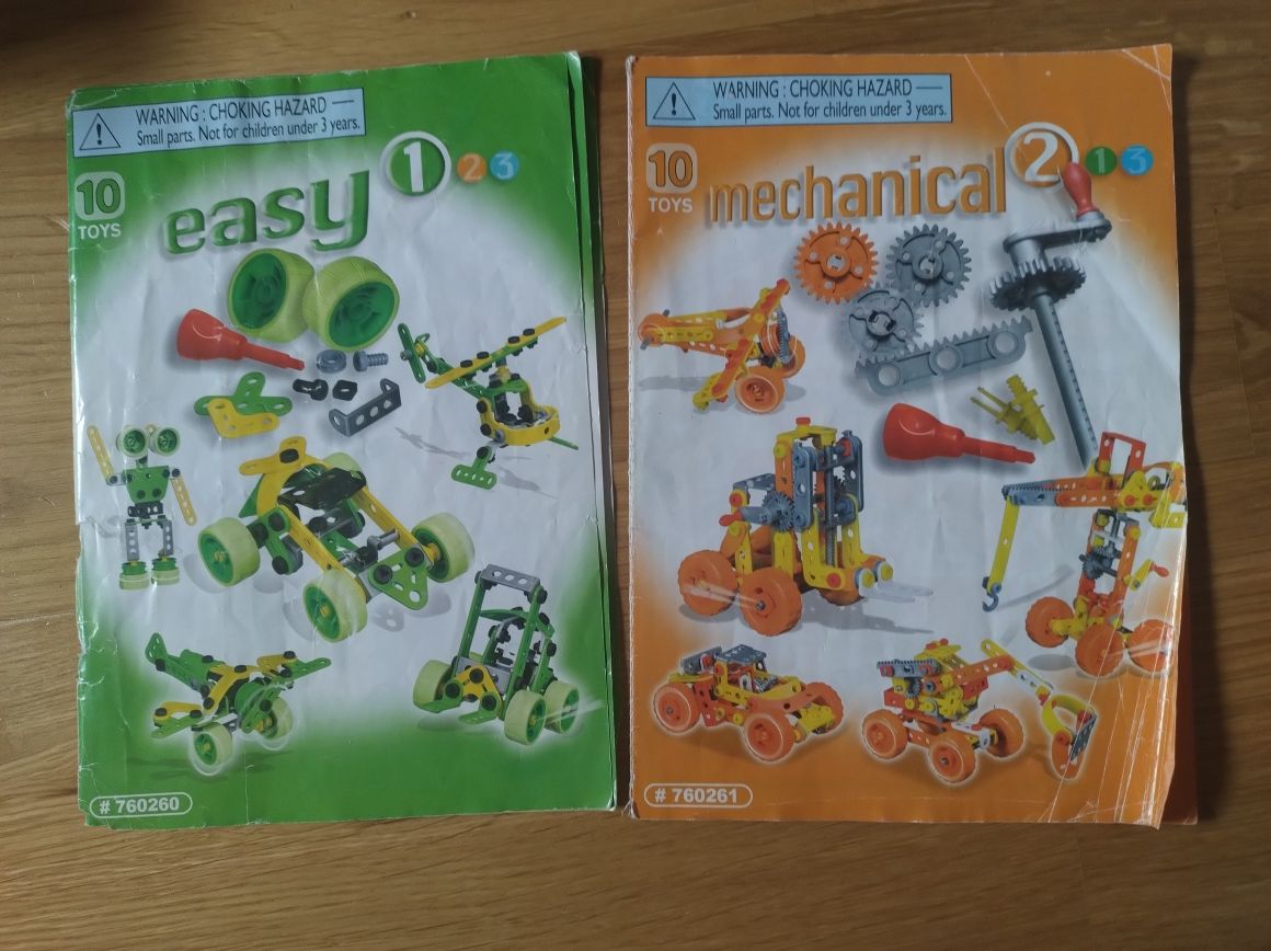 Klocki konstrukcyjne Meccano plastikowe 2 zestawy