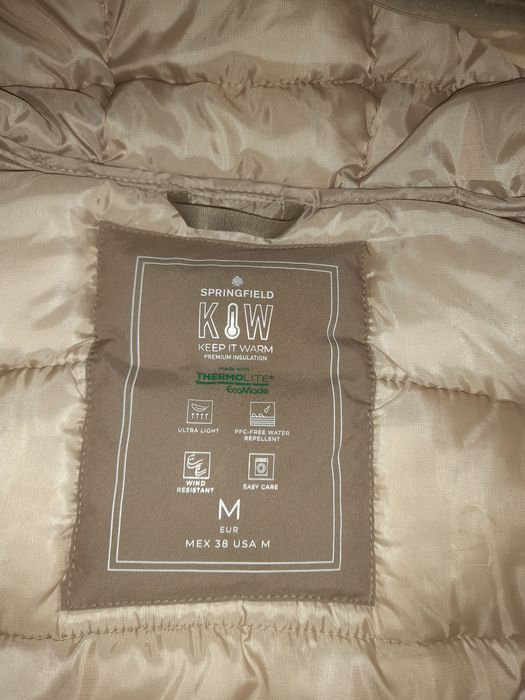 Springfield casaco blusão impermeável, quente