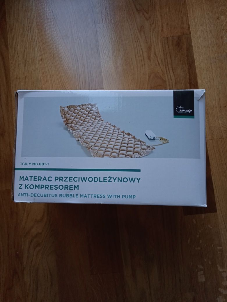 materac przeciwodleżynowy z kompresorem