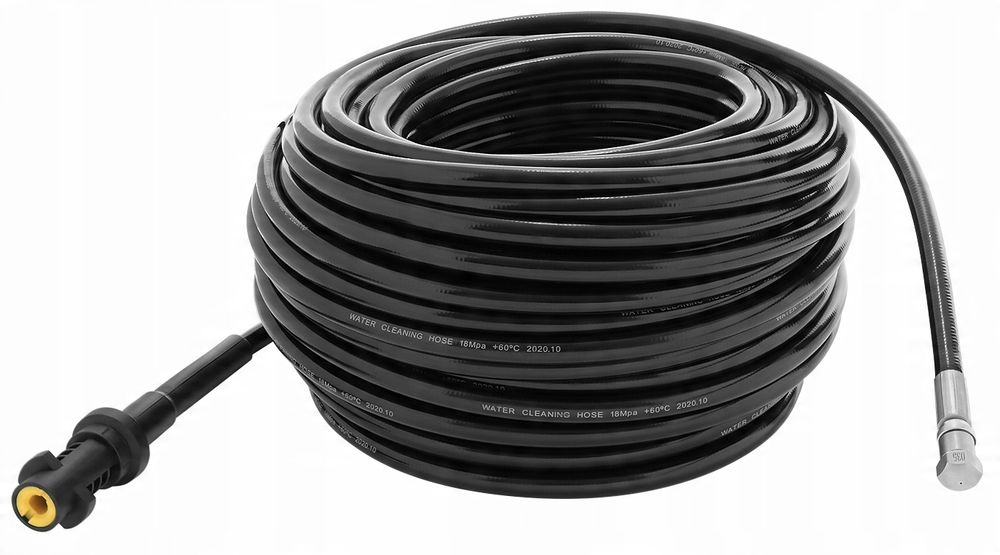 Wąż 30m do czyszczenia kanalizacji do Karcher K2 K3 K4 K5 K6 K7 Hd Hds