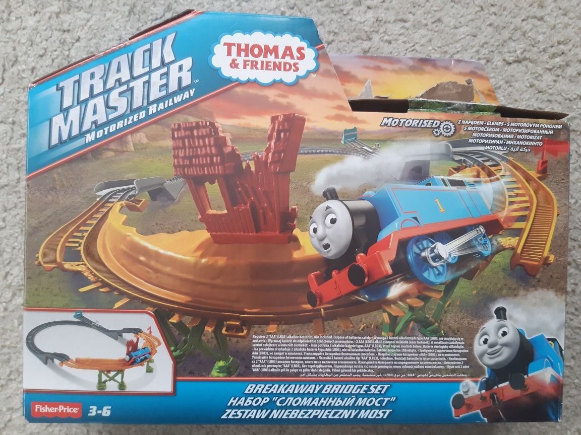Track Master Fisher Price Tomek i Przyjaciele - Niebezpieczny Most