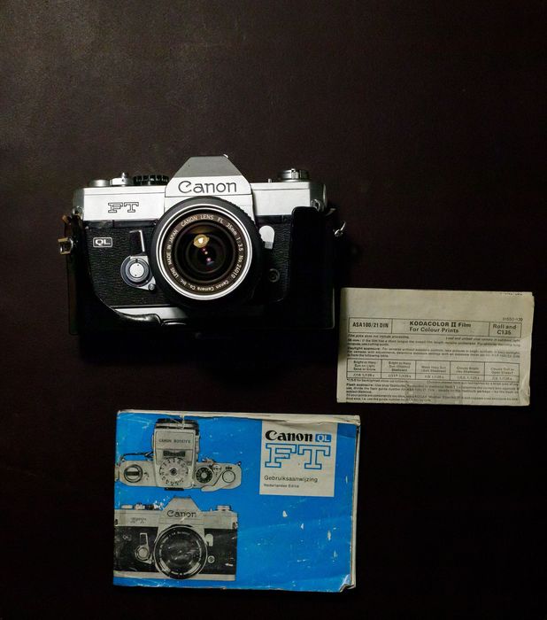 Sprawdzony z kliszą Canon FT QL + 28mm + 35mm + 50mm + 135mm + dodatki