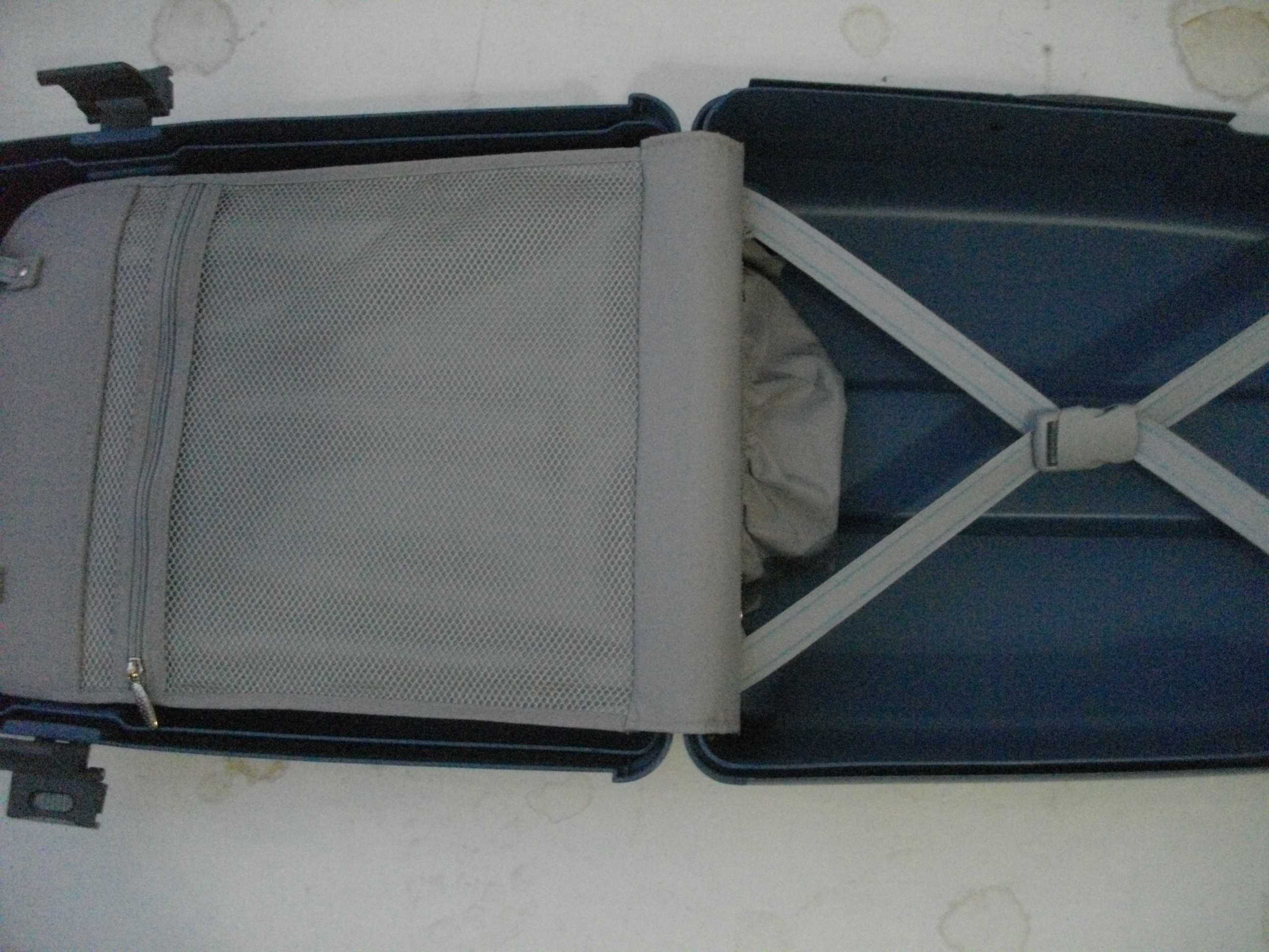 Trolley/mala de cabine Azul de Plástico, 55x38x18