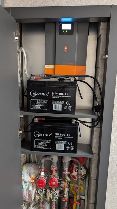 Комплект безперебійного живлення для квартири PowMr 3KW AGM 100 ah