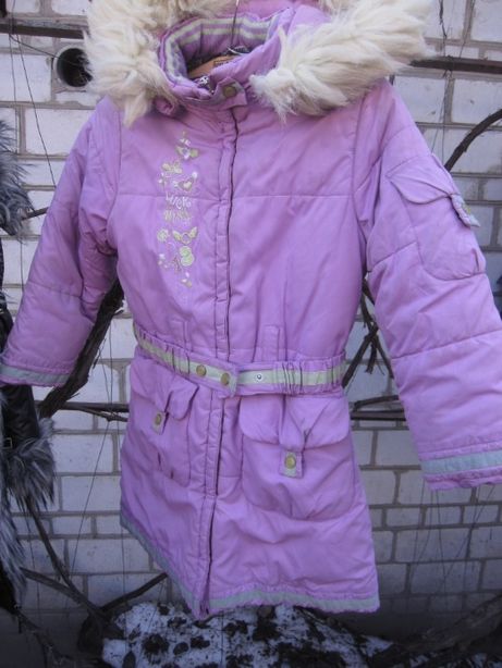 Куртка с капюшоном *kiko* зимняя для девочки