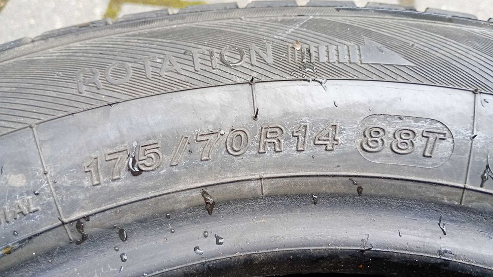 2x 175/70R14 Yokohama Winter T F601 Zima Używane FV Siedlce