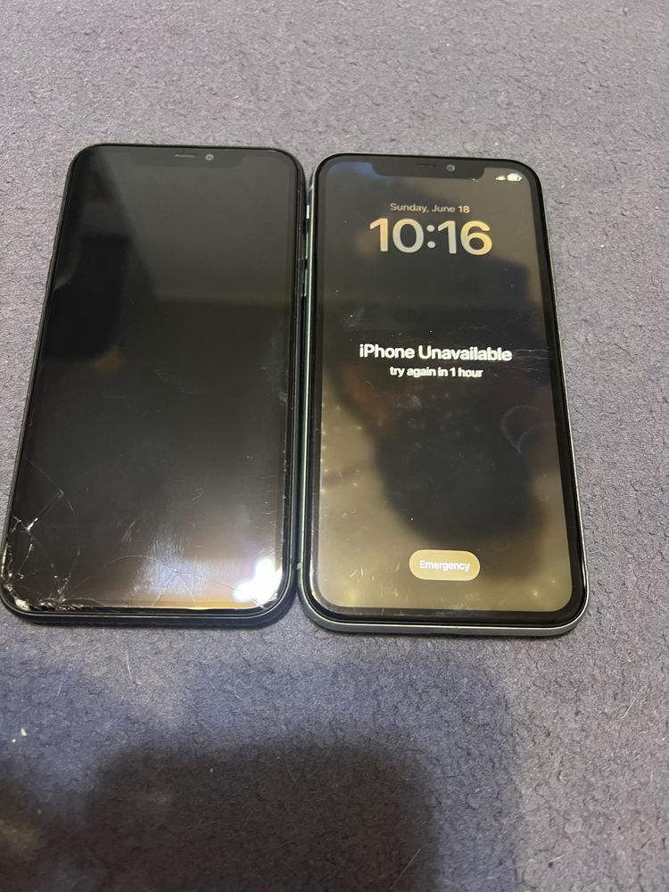 Продам лот два iphone 11 icloud