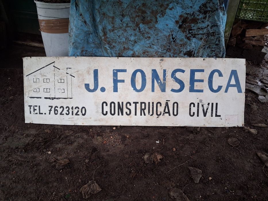 Chapa com publicidade