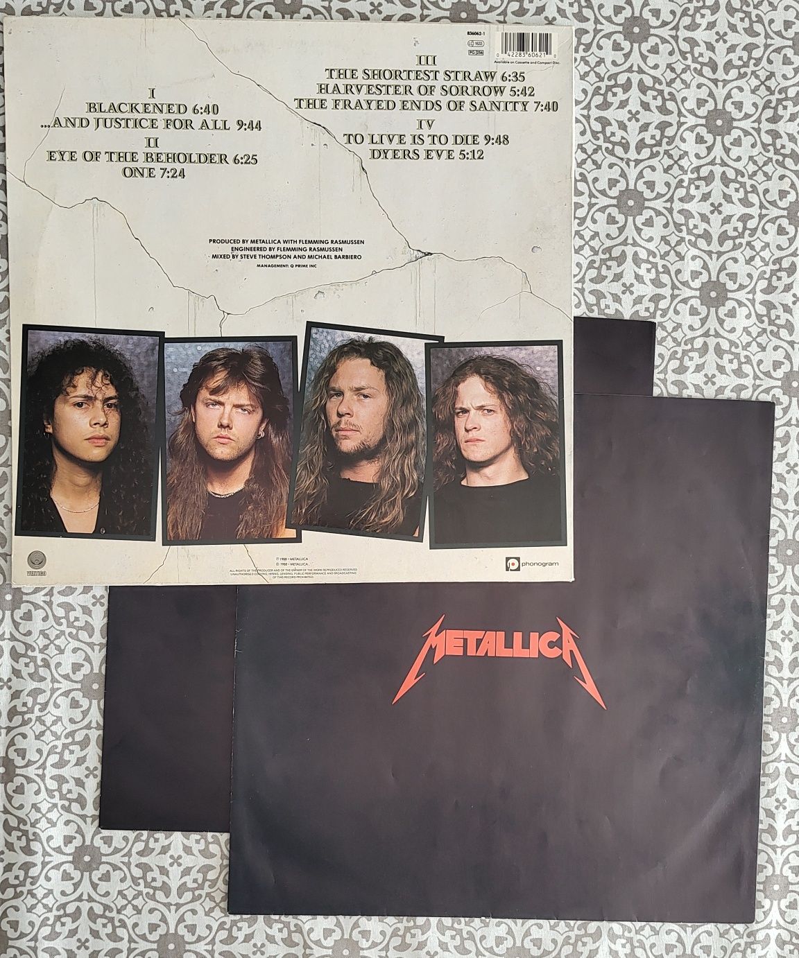 Metallica ... And Justice For All Vinyl 1988