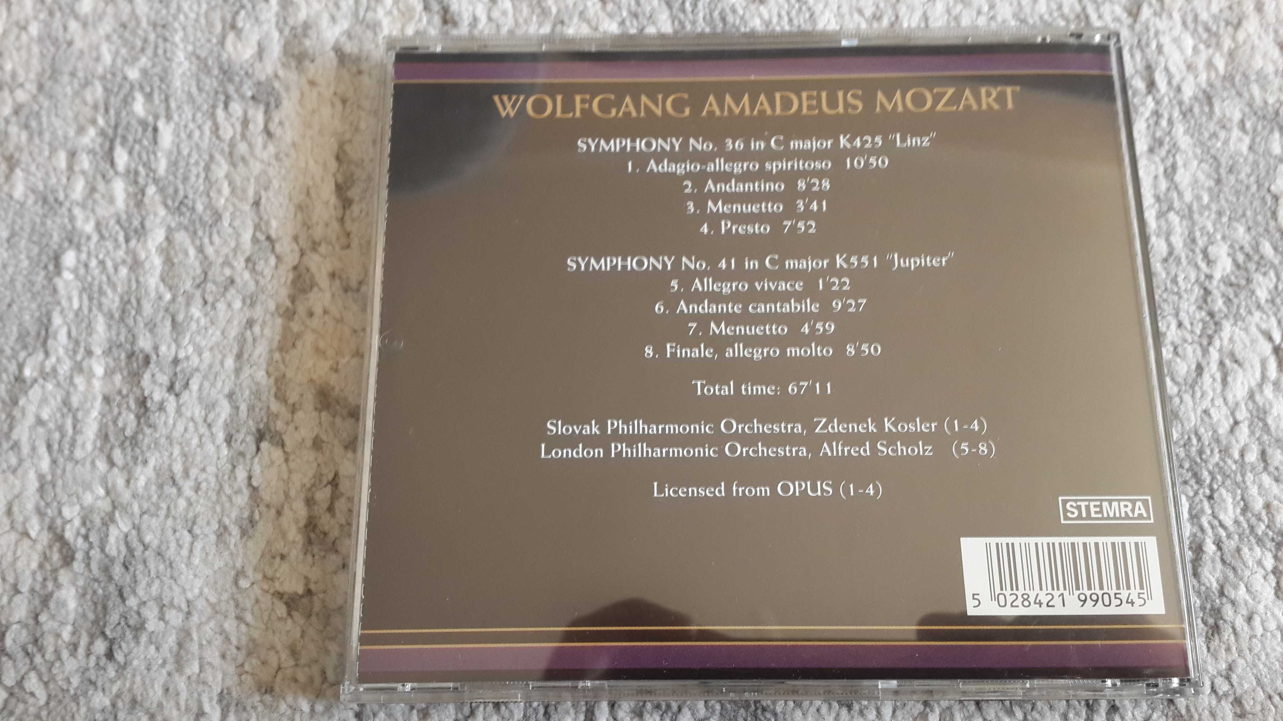 CD The Great Symphonies класика Моцарт , Шуберт , Гайдн ,Брамс ,Дворак