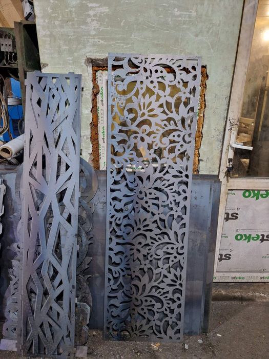 Лазерна різка металу Металеві вставки Паркан ранчо Ворота жалюзі Ковка