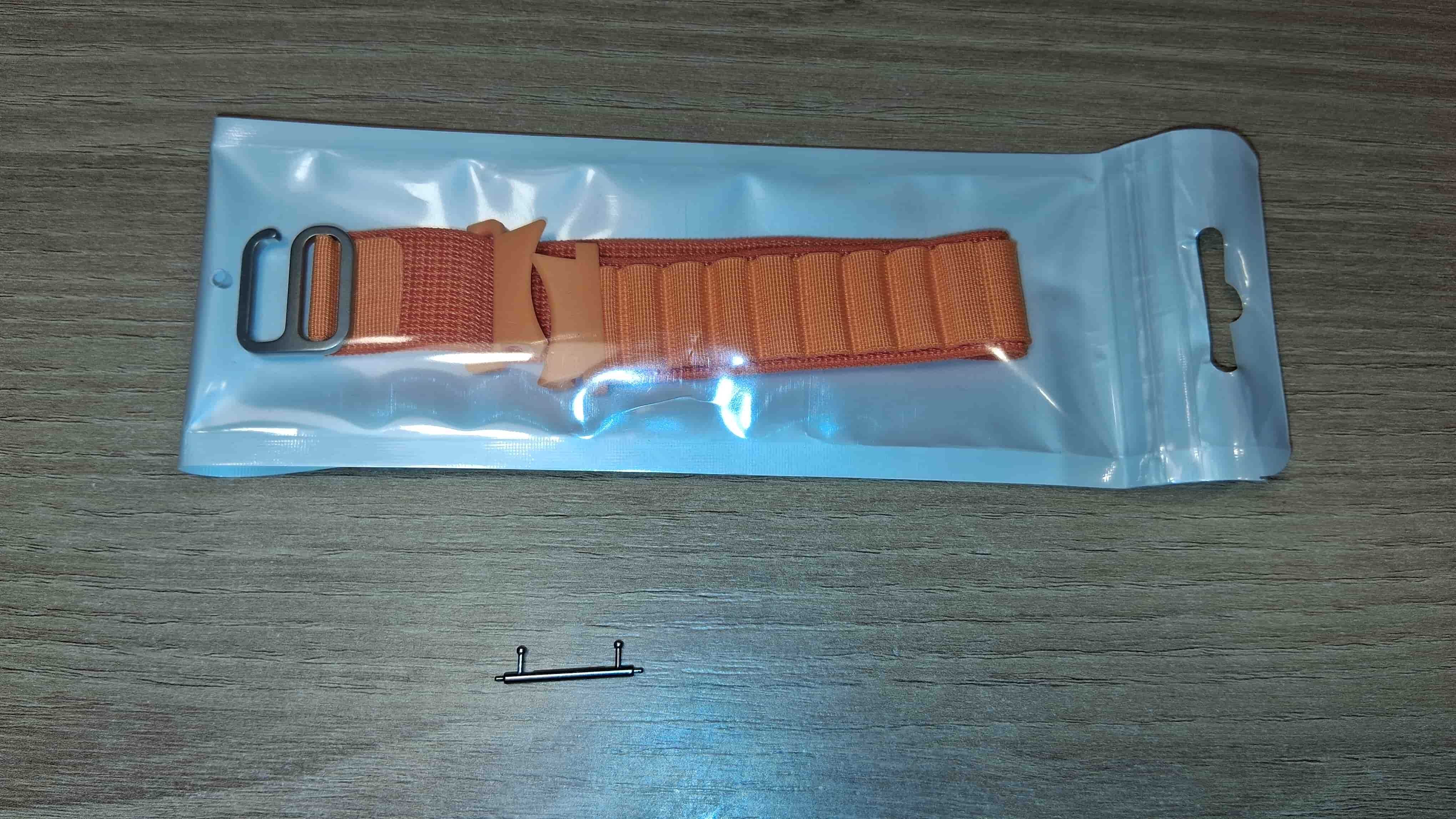 Nowy Pasek Nylonowy Pomarańczowy Do Zegarka / Smartwatcha