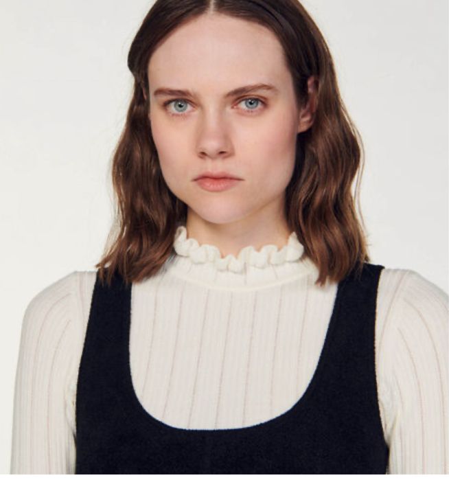 Sandro sukienka dzianinowa rozm.40