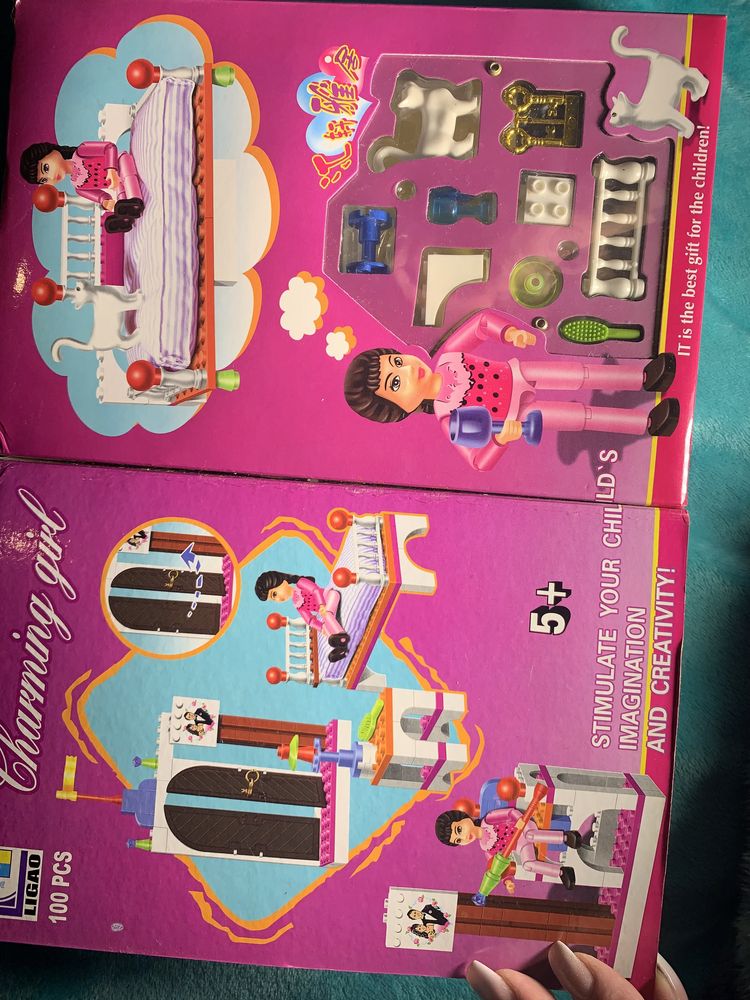 Klocki LIGAO jak LEGO CUDNY zestaw z kotkiem jedyny