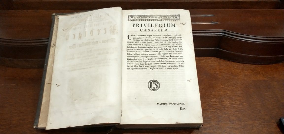 Starodruk K.P. Martini Pallu Predigen auf die Advent 1765 Augsburg