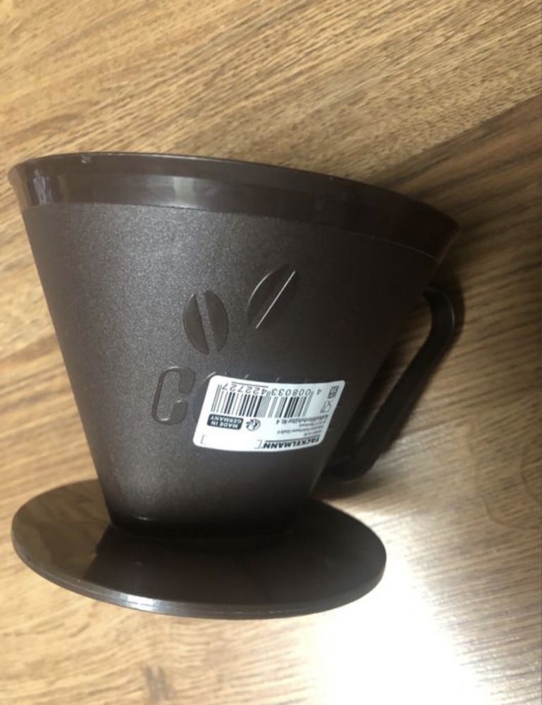 Fackelmann filtr do zaparzania kawy dripper brązowy drip rozmiar 4