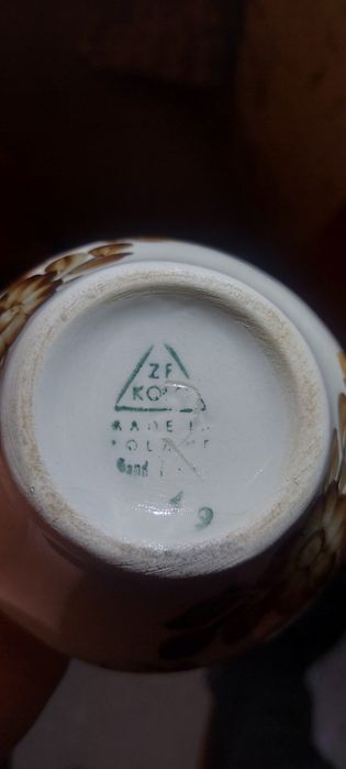 Włocławek fajans 4 sztuki