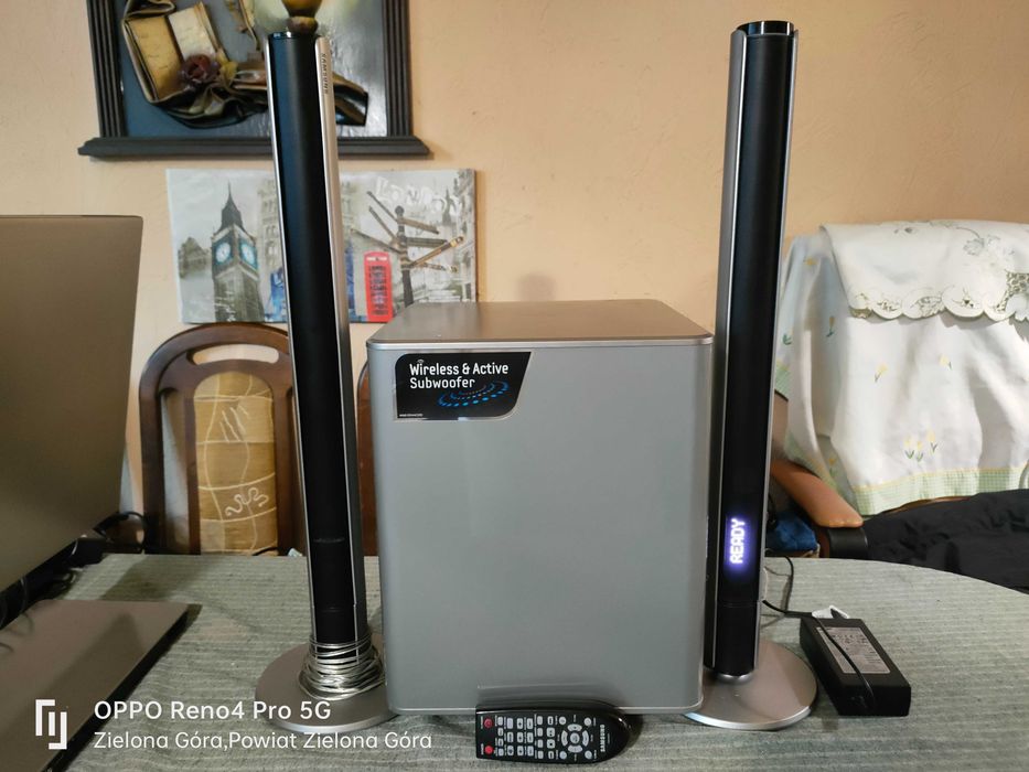 SAMSUNG 100% Sprawny System Soundbar 2.1 HW-E551 HDMI Bluetooth Pilot