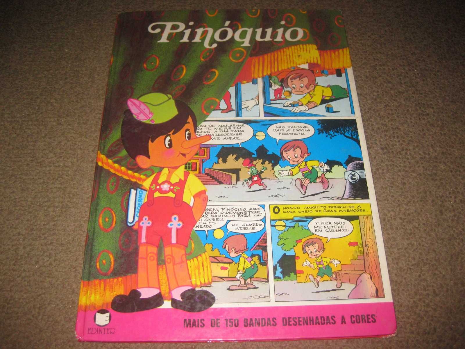 Livro de Banda Desenhada Vintage "Pinóquio"