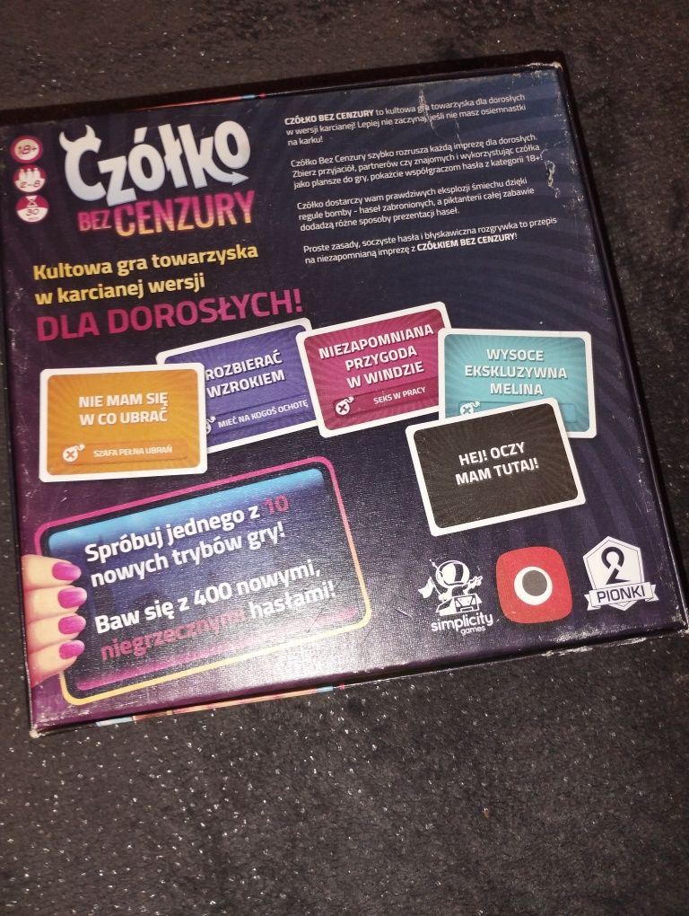 Gra czółko bez cenzury SPRZEDAM TANIO