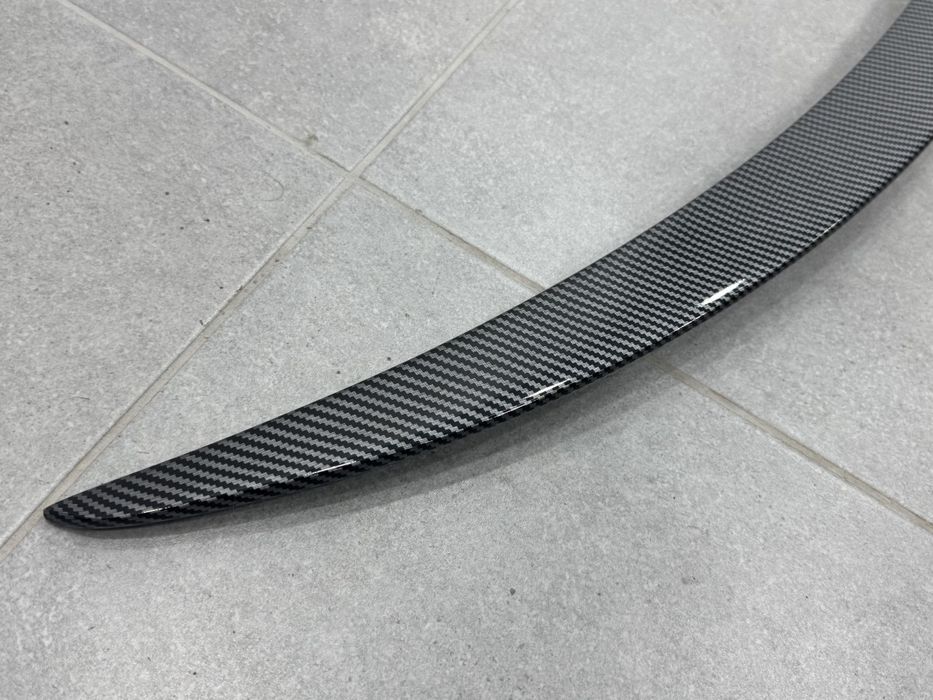 Спойлер ліп для Tesla Model Y 2020-2024 ABS пластик, колір карбон