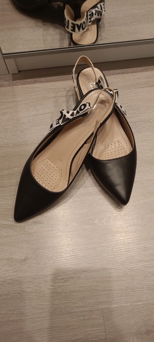 Buty/półbuty czarne 39Mulanka czarne