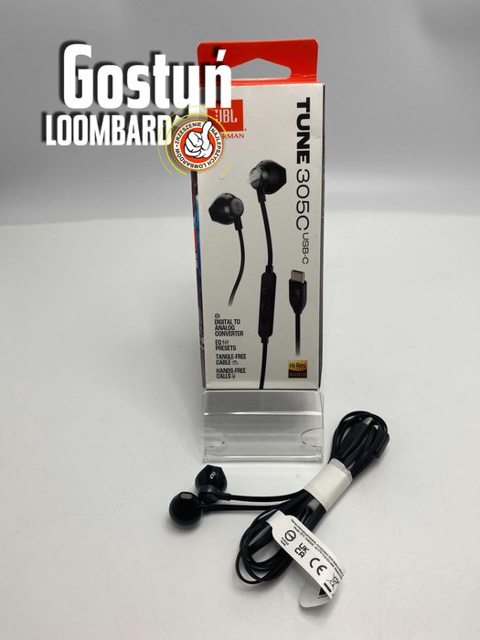 od Loombard Gostyń Słuchawki douszne JBL Tune 305C NOWE!
