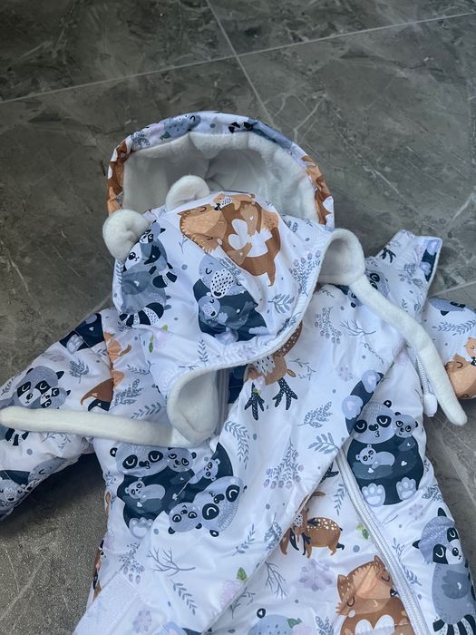 Теплий зимовий комбінезон