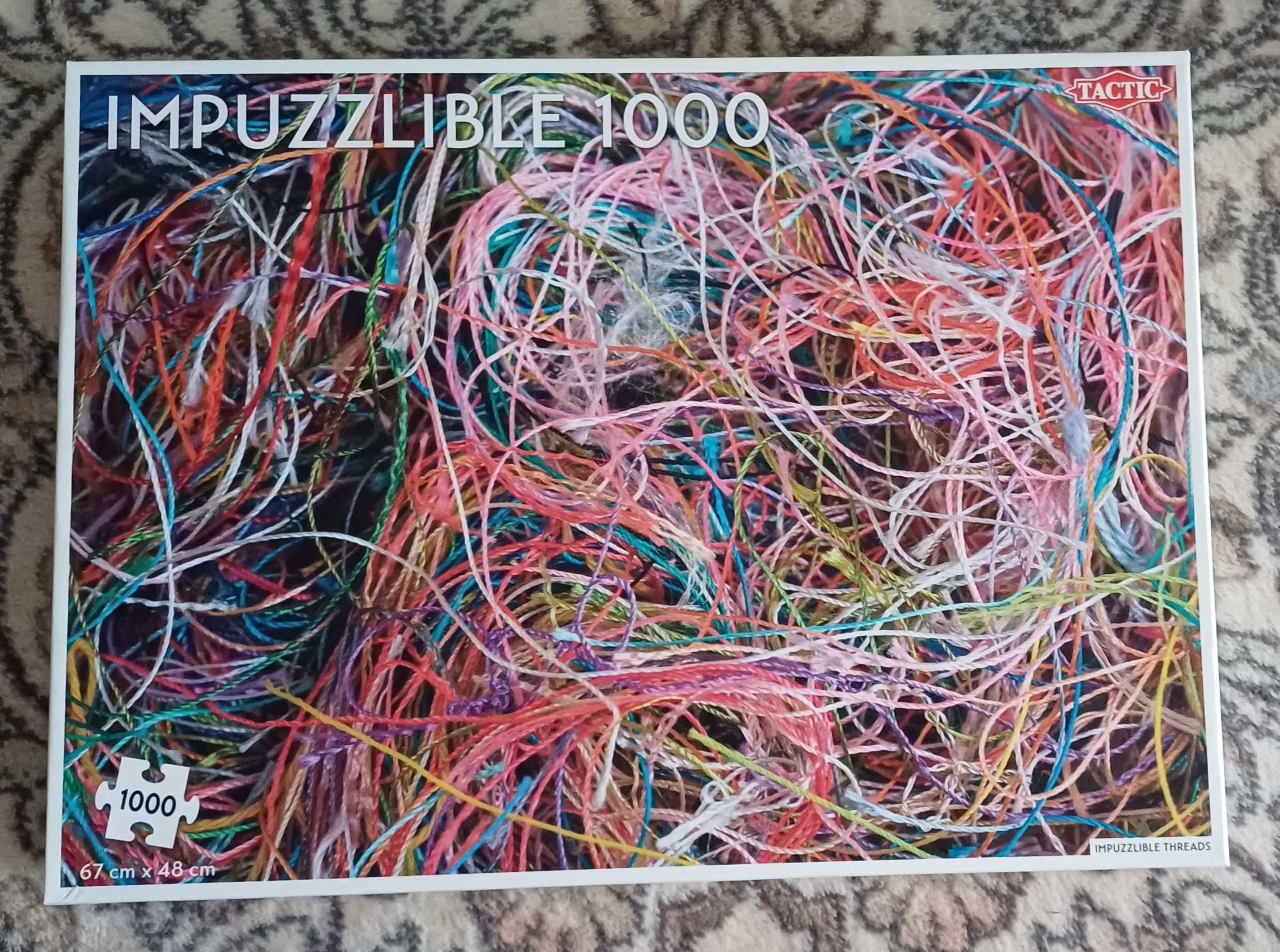 puzzle Tactic Impuzzible 1000 el.  Wątki nici