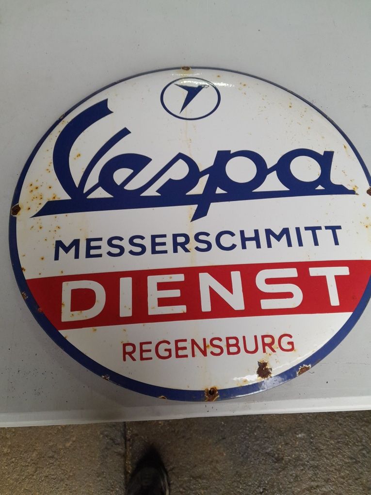 Placa de Esmalte - Vespa